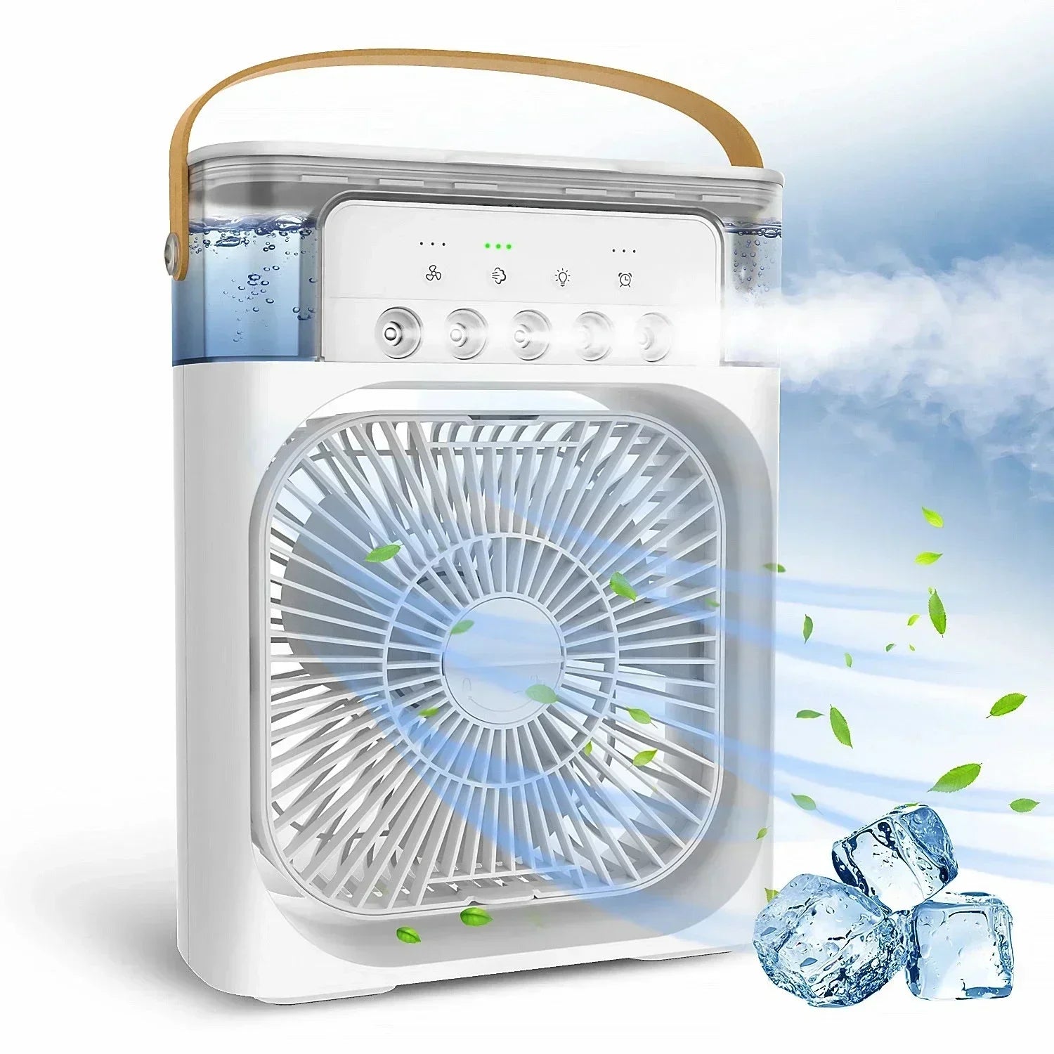 Portable Humidifier Fan Air Conditioners USB Electric
